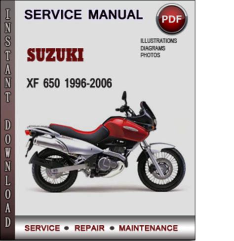 Suzuki Xf 650 1996 2006 Online Service Repair Manual