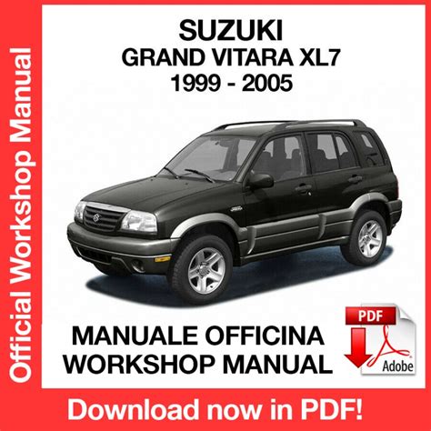 Suzuki Xl7 Grand Vitara Xl7 Ja 2001 2009 Repair Manual