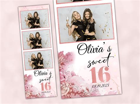 Sweet 16 Photo Booth Template