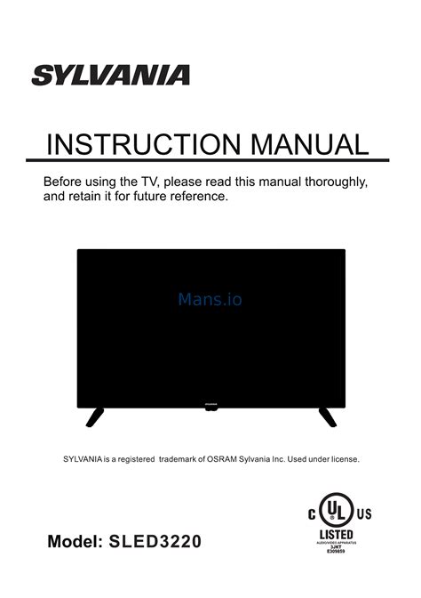 Sylvania Netbook Instruction Manual