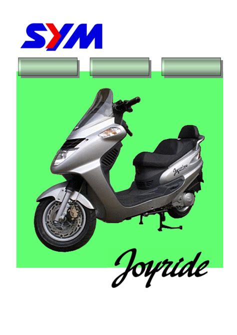 Sym Joyride 125 150 200 Service Manual