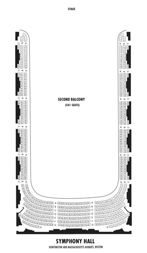Symphony Hall Boston Ma Seating Chart