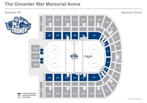 Syracuse Crunch Seating Chart
