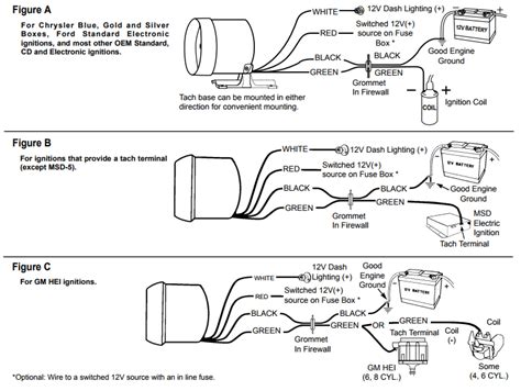 Tachometer Wiring Function