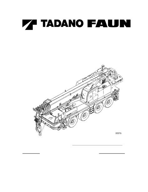 Tadano Faun Atf 80 4 Crane Service Repair Manual Download