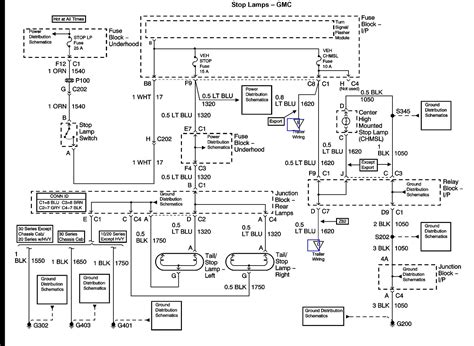 Tail Light Wiring Diagram 96 Gmc