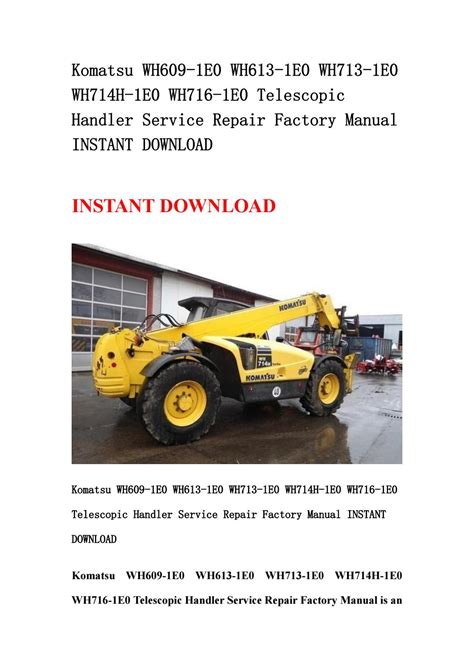 Takeuchi Tb007 Compact Excavator Service Repair Factory Manual Instant Download