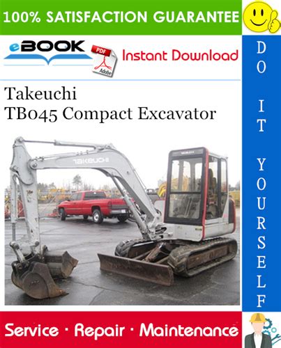 Takeuchi Tb045 Compact Excavator Service Repair Manual