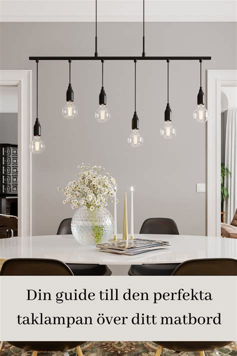 Taklampa över bord - En guide till att välja den perfekta lampan för ditt hem