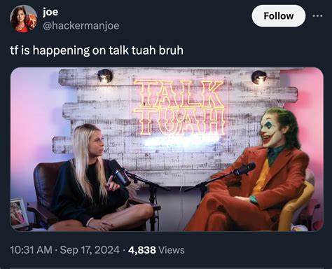 Talk Tuah Meme Template