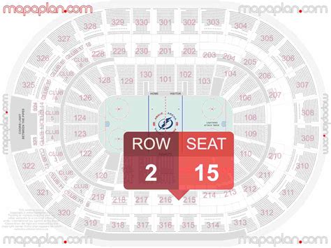 Tampa Bay Arena Seating Chart
