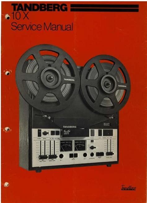 Tandberg 10 X Reel To Reel Tape Recorder Service Manual