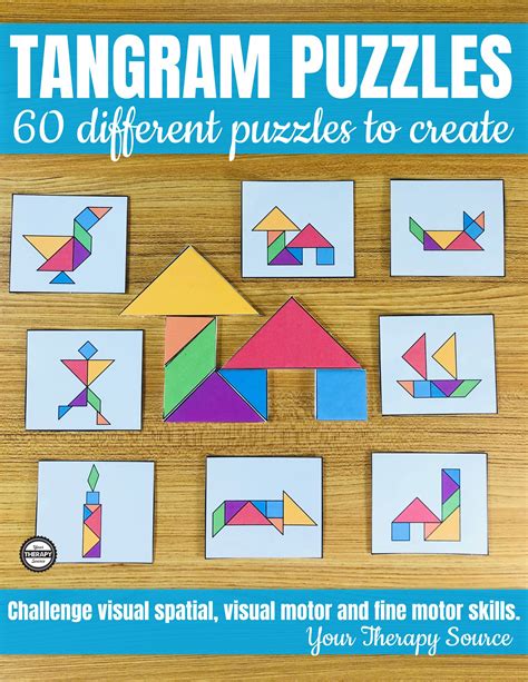 Tangram Printable Puzzles