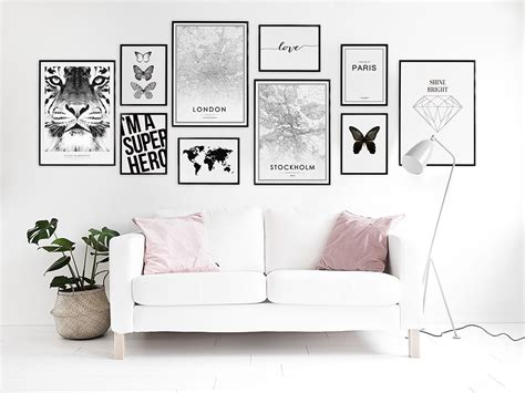 Tavelvägg mall 3 tavlor - skapa en personlig och inspirerande väggdekoration