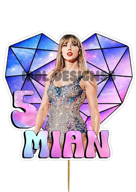 Taylor Swift Cake Topper Printable