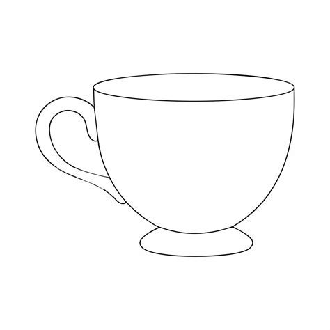 Tea Cup Template