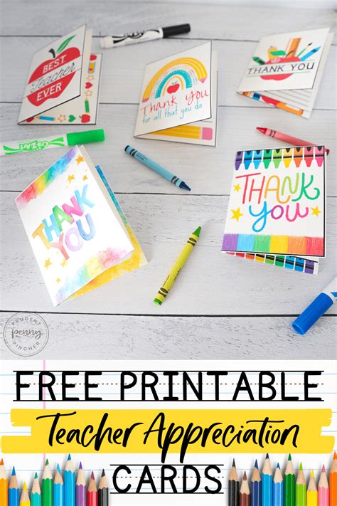 Teacher Appreciation Printables Free