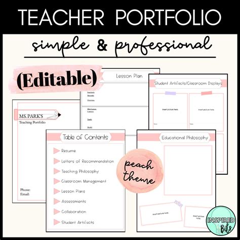 Teacher Portfolio Template