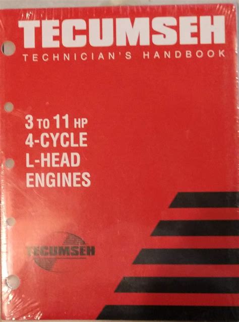 Tecumseh 3hp To 11hp 4 Cycle L Head Engines Full Service Repair Manual