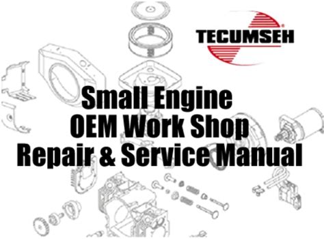Tecumseh Small Engine Master Service Repair Manual Set