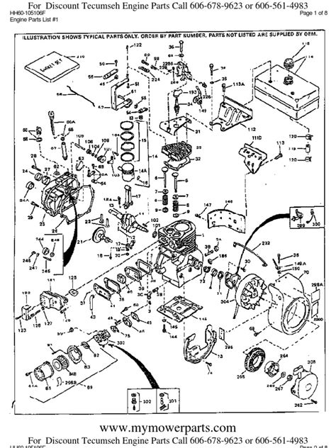 Tecumseh Small Engine Repair Manual Hh60