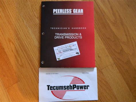 Tecumseh Transmission Peerless Repair Manual