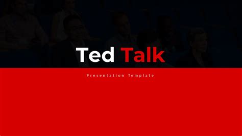 Ted Talk Slide Template