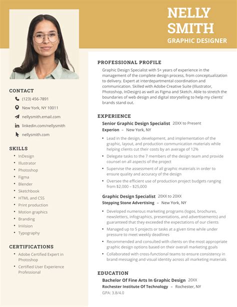 Template Cv Examples