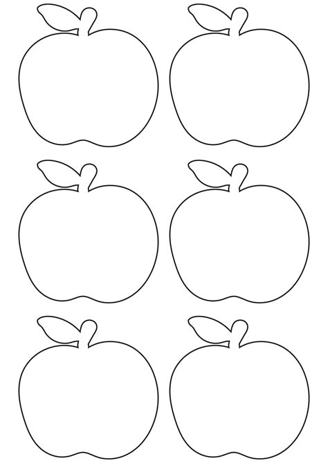 Template For An Apple