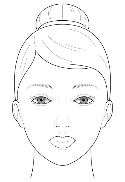 Template For Drawing A Face