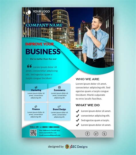 Template For Flyers Free Download