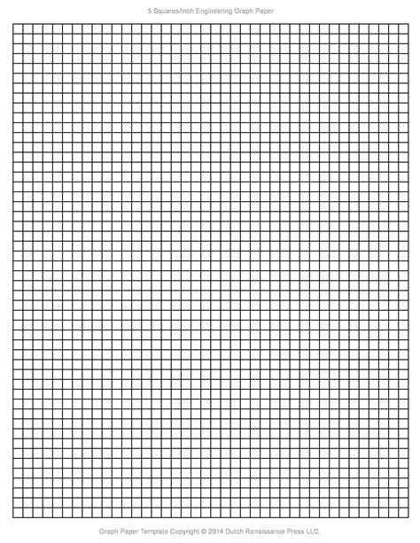 Template For Graph Paper