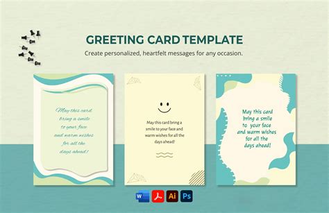 Template For Greeting Card