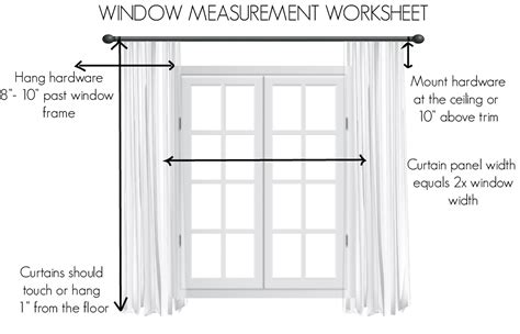 Template For Hanging Curtain Rods