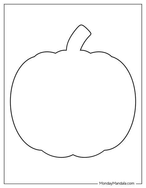 Template For Small Pumpkin