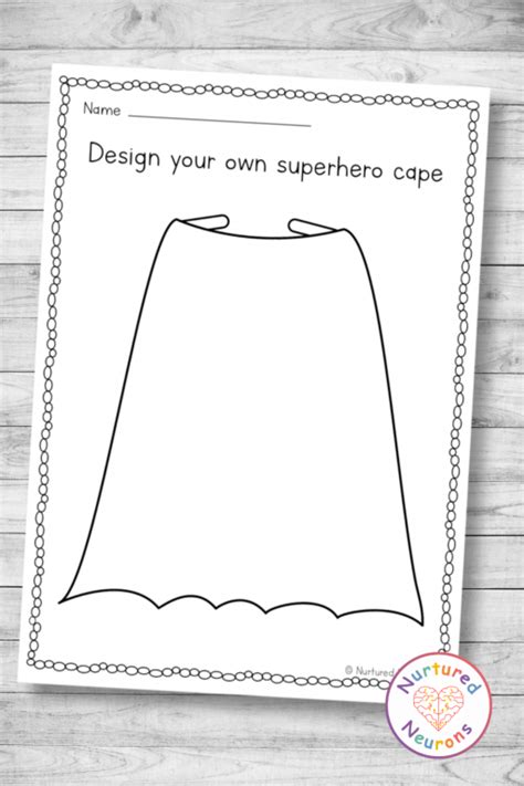 Template For Superhero Cape