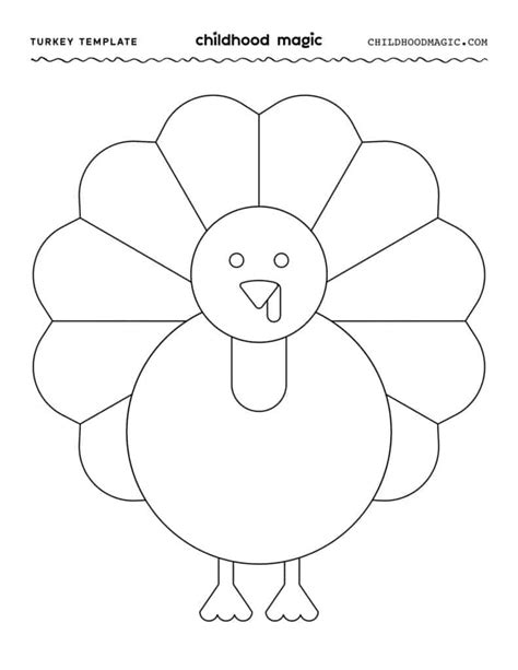 Template For Turkey