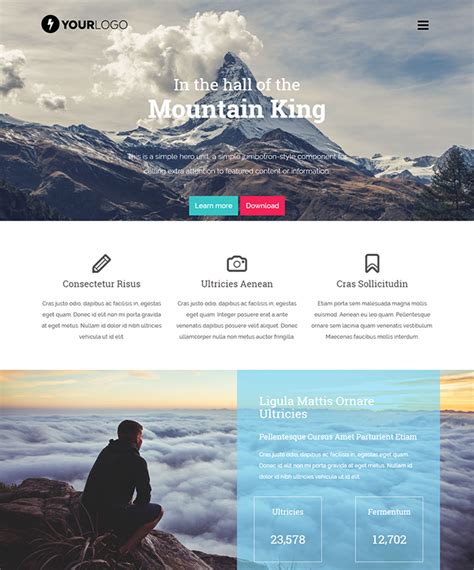 Template Landing Page Free Html