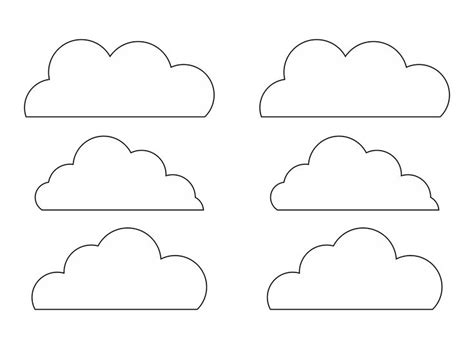Template Of A Cloud