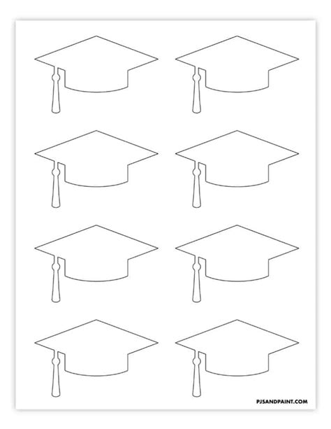 Template Of A Graduation Cap