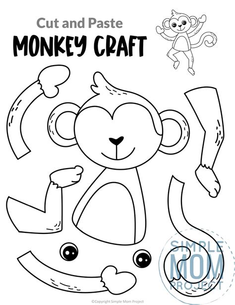 Template Of A Monkey