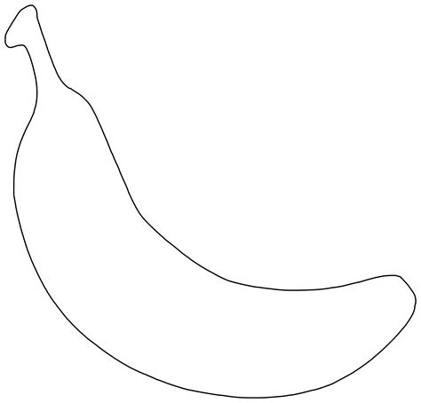 Template Of Banana