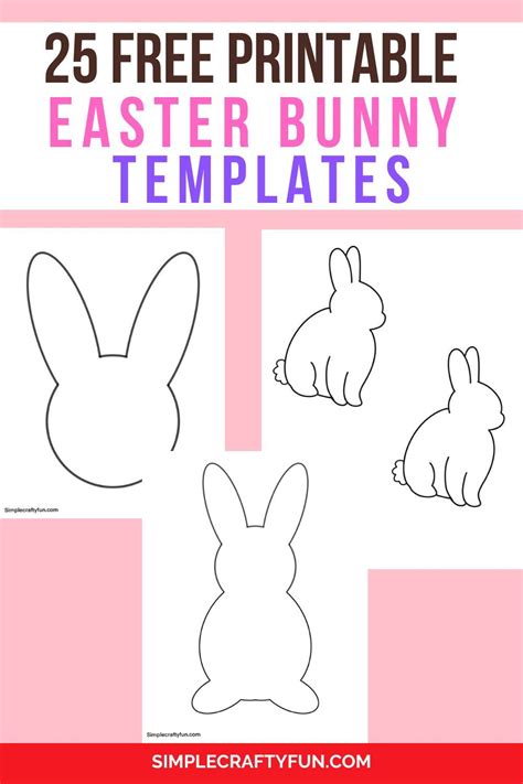 Template Of Bunny