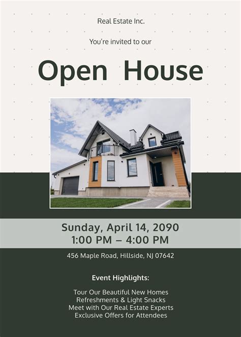 Template Open House