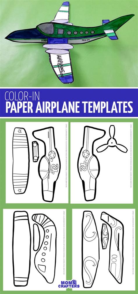 Template Paper Plane