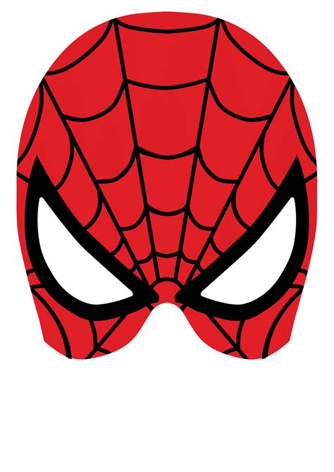 Template Spiderman Mask