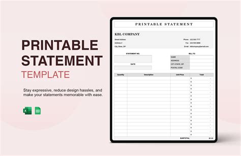 Template Statements