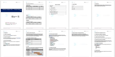 Templates For Business Analyst