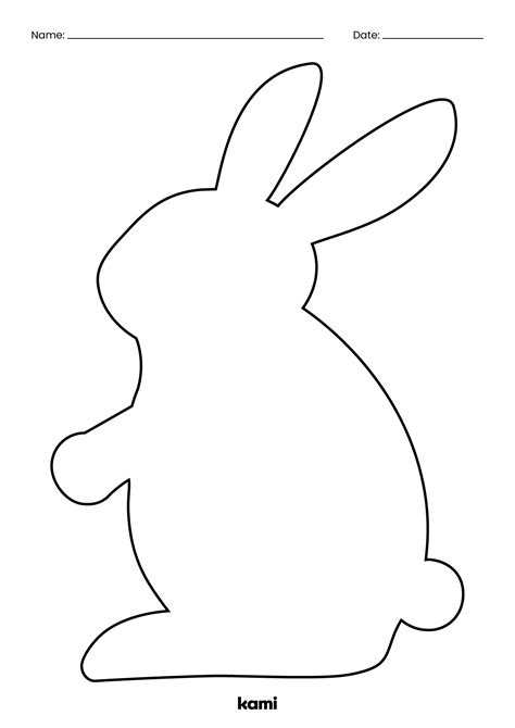 Templates For Easter Bunnies