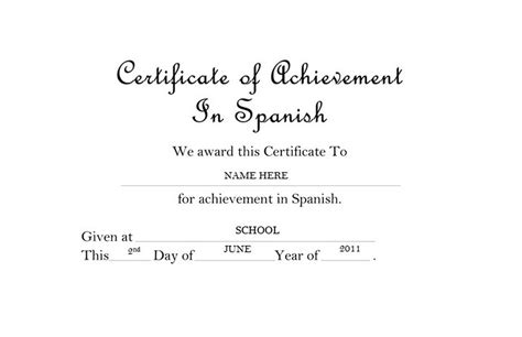 Templates In Spanish